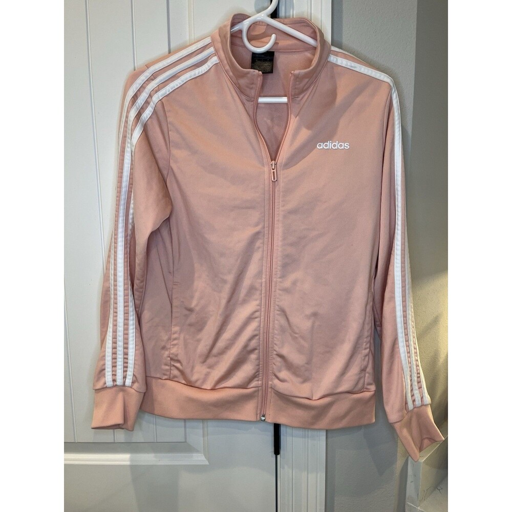 Women's Adidas Essential Stripes Tricot Track Jacket - Size M